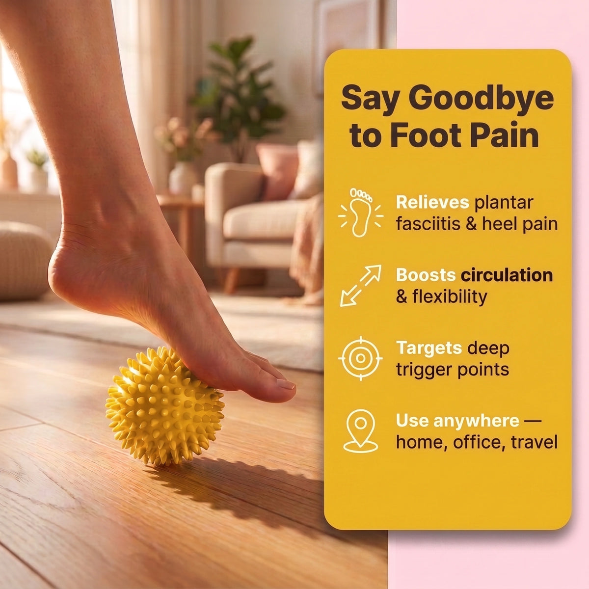 Spike Massage Ball – Foot, Muscle & Trigger Point Roller