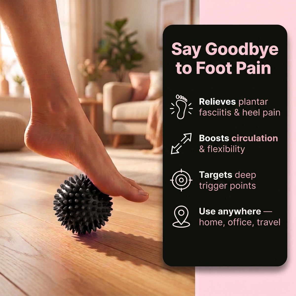 Spike Massage Ball – Foot, Muscle & Trigger Point Roller
