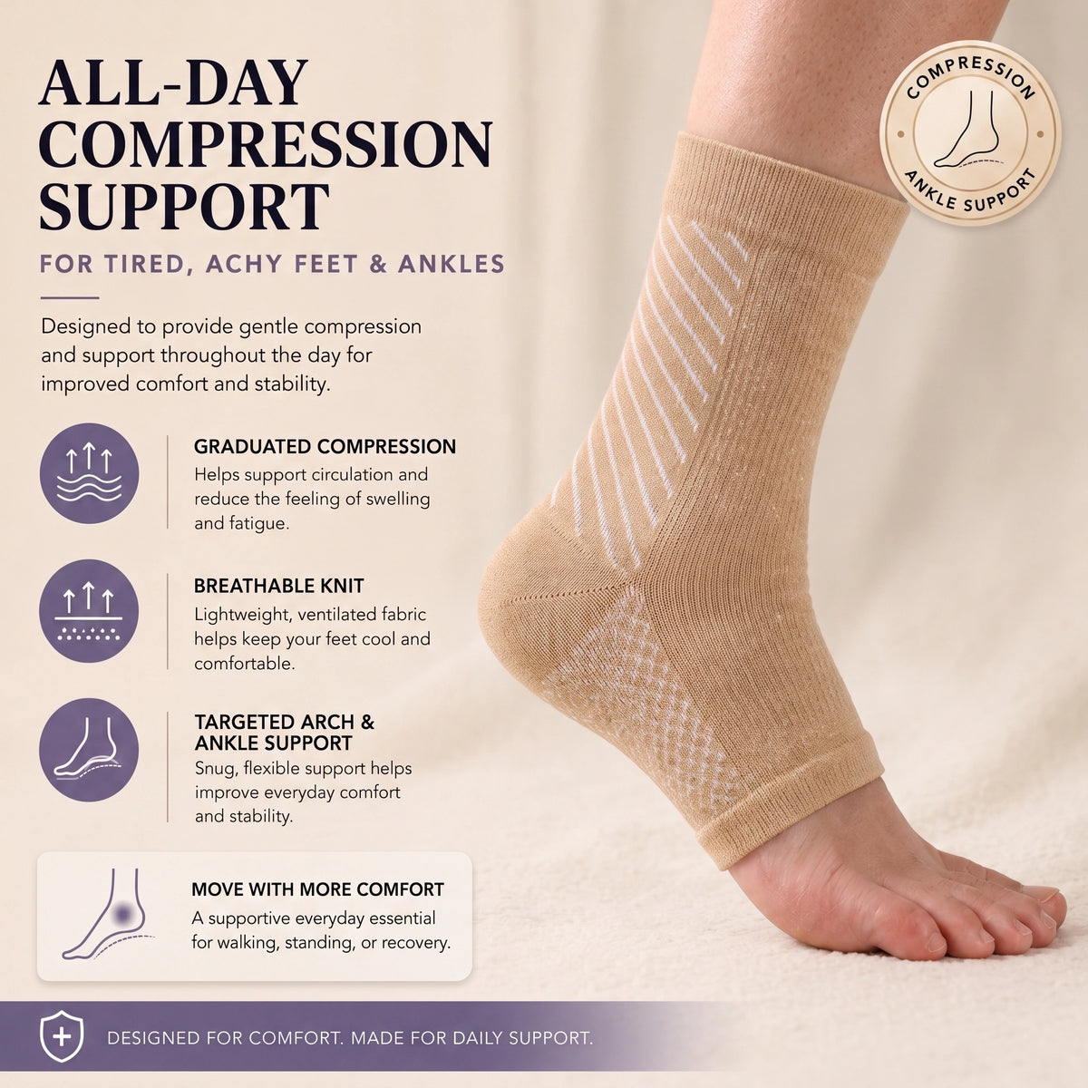 Ankle Support Compression Socks